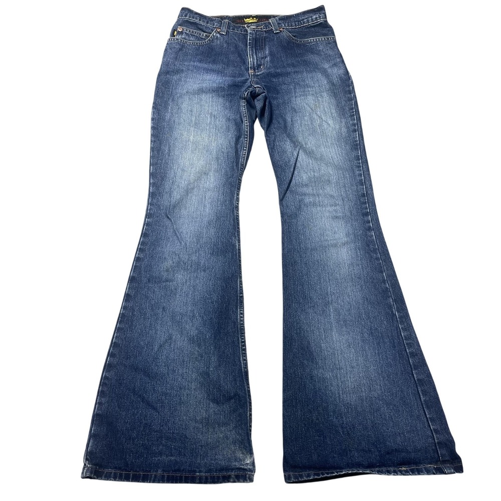 Vintage Todd Oldham Jeans Juniors 5‎ Blue Med Wash Flare Denim 29x33 Y2K